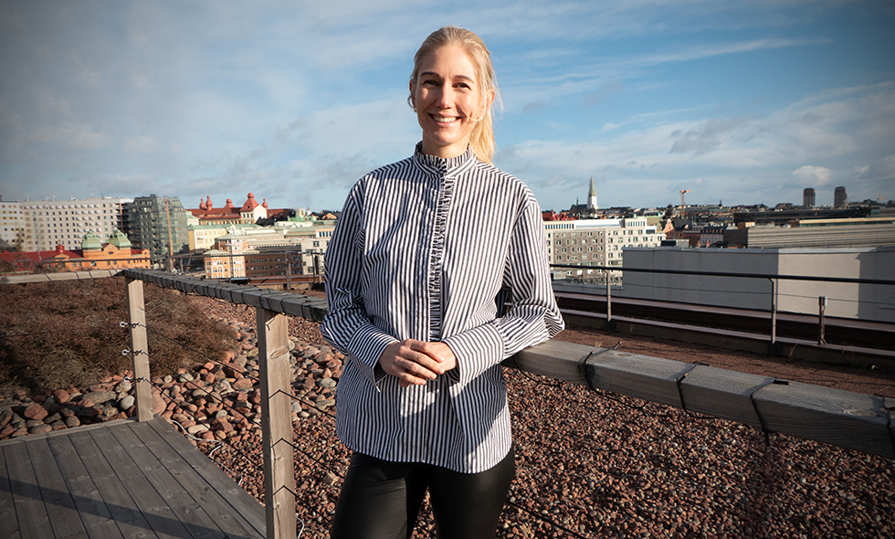 Caroline Luther är hållbarhetschef på Svedea.