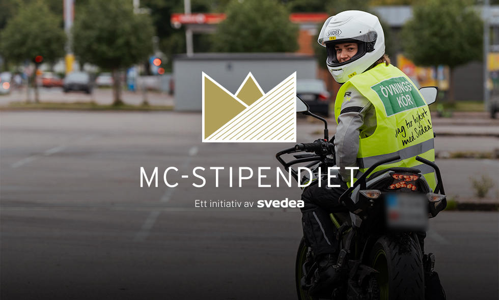 Sex mc-stipendiater från Skellefteå till Lund får chansen att förverkliga drömmen om mc-körkort.