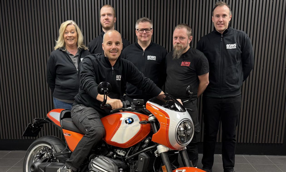 Beviks Motorcyklar i Linköping tog hem utmärkelsen Årets mc-verkstad 2025.