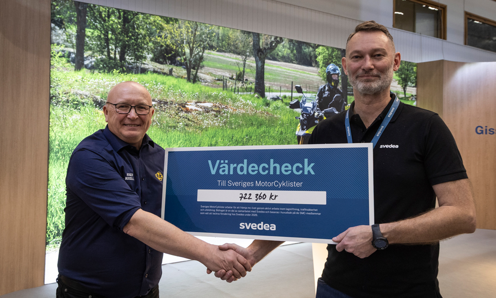 Svedea stöttar SMC med 722 000 kronor.