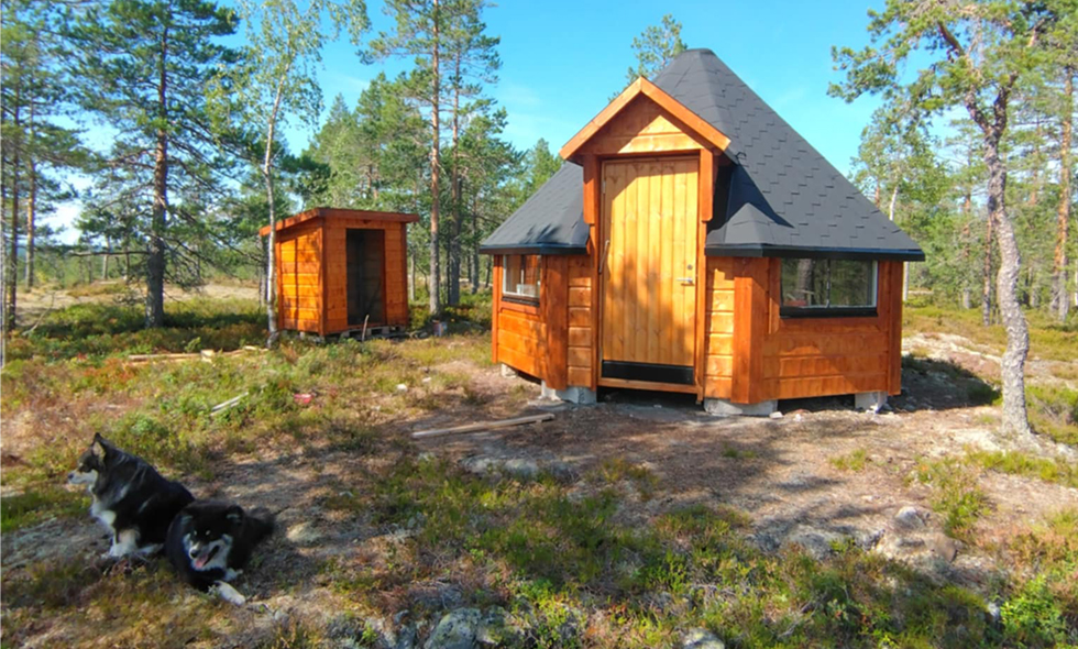 Nordmalings Skoterklubb fick bidrag 2024 för att bygga en ny grillstuga som blivit ett uppskattat besöksmål.