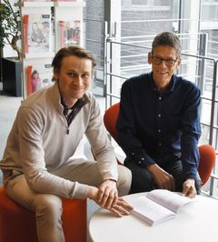 Erland Filipsson och Lars Filipsson, författare till Förändringens matematik.