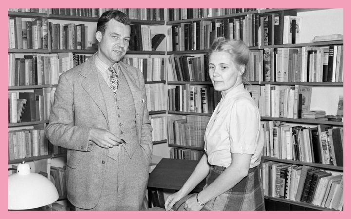 Gunnar och Alva Myrdal 1938. Foto Aftonbladet, bild från Stadsmuseet.