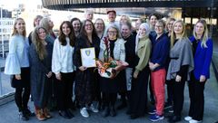 Lärarlag från Bagarmossens skola hyllas som Årets lärarlag på konferensen Leda lärande. Foto: Mikael Lindberg