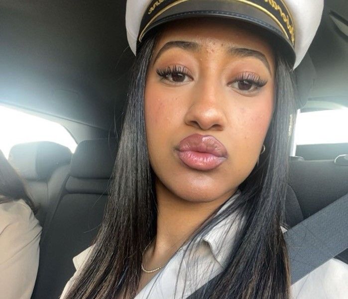 Deborah, elev på Betty Petterssons gymnasium. Foto: Privat