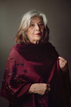 Jila Mossaed, författare, poet och ledamot i Svenska Akademien medverkar på Poesimässan 2025. Foto: Kajsa Göransson