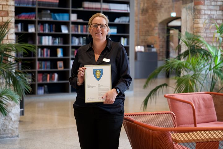 Utmärkelsen årets biträdande rektor i grundskolan går till Cecilia Högberg på Bobergsskolan i Norra Djurgårdsstaden.