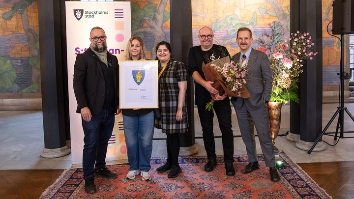 Vinnare av S:t Julianpriset 2025. Foto: Lieselotte Van Der Meijs.