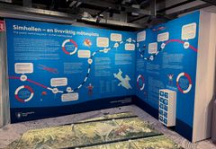 Utställningen "Simhallen – en livsviktig mötesplats" i Stockholmsrummet på Kulturhuset.