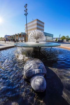 Fontänen i Tensta centrum