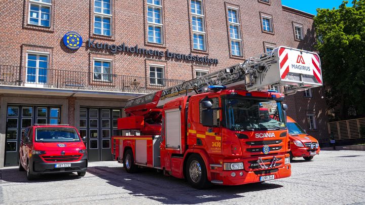 Kungsholmens brandstation renoverades från juli 2024 till mars 2026.