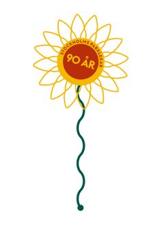 Solrosen är en symbol för parkleken. Foto: Stockholms stad
