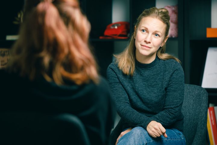Catarina Nylund, kurator på Bris. Fotograf: Fredrik Stål