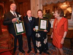 Carl-Gustaf Wachtmeister, Salvatore Grimaldi, Marika Wachtmeister och Christina von Arbin.