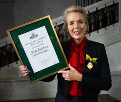 Kulturarvsmedaljören Tilde Björfors.