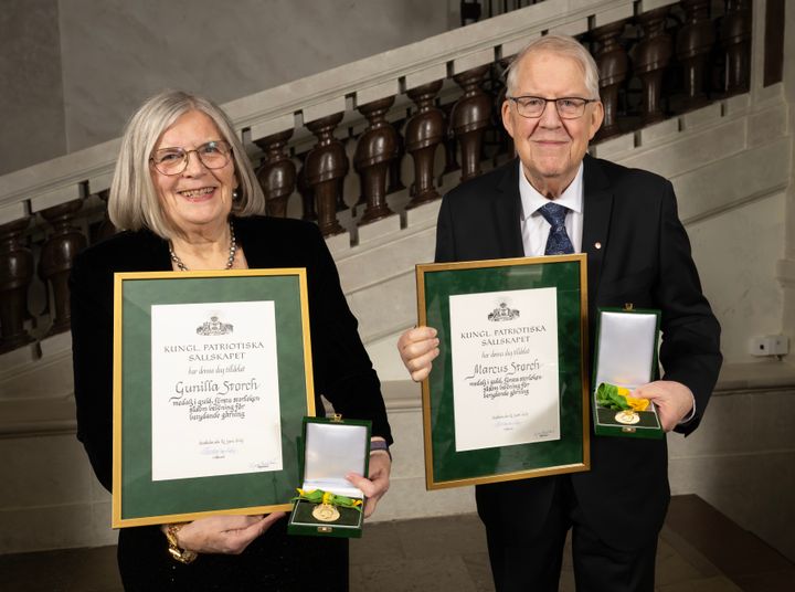 Medaljörerna Gunilla och Marcus Storch.