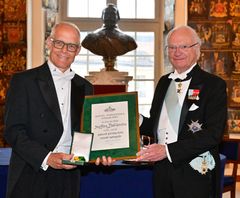 Staffan Dahlström och Hans Majestät Konungen Carl XVI Gustaf.