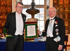 Gabriel Danielsson och Hans Majestät Konungen Carl XVI Gustaf.