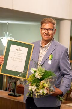 Trädgårdsmedaljör 2026 Leif Blomqvist, pomolog, författare och grundare av Blomqvists Plantskola.