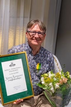 Trädgårdsmedaljör 2026 Kimmo Rumpunen, docent i trädgårdsvetenskap och växtförädlare.
