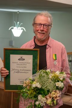 Trädgårdsmedaljör 2026 Johnny Andreasson, grundare av Runåbergs Fröer och ekologisk pionjär.