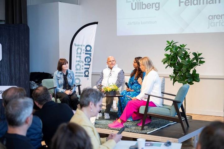 Morgonsoffan i Järfälla - nätverksträff med kommunen, affärsnätverket Arena Järfälla och lokala företagare. Fotograf: Jennie Kumlin