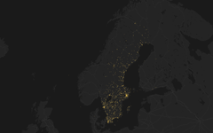 På Svenska kyrkans bönewebb kan man tända ljus digitalt och placera ut dem på en karta.