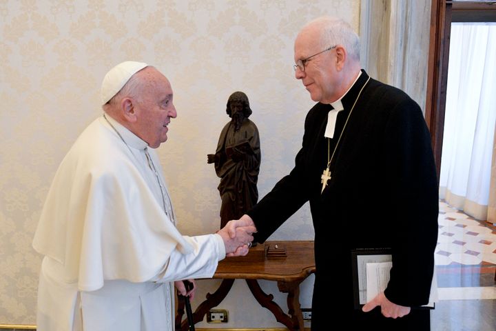 Ärkebiskop Martin Modéus mötte idag på morgonen påve Franciskus i Vatikanen.