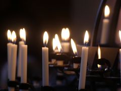Ljusbäraren i Längbro kyrka.