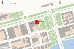 Planområdets lokalisering i Norrköping. Karta: Norrköpings kommun