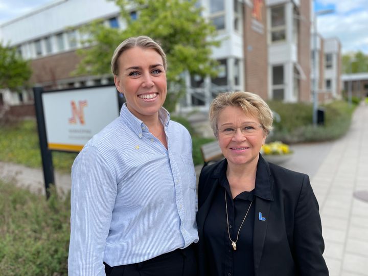 Susanna Karlqvist, socialdirektör, och Monica Holtstad (L), ordförande i socialnämnden.