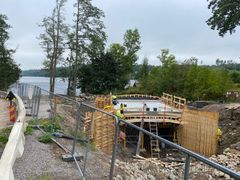 I projektet ingår också att bygga nya broar.