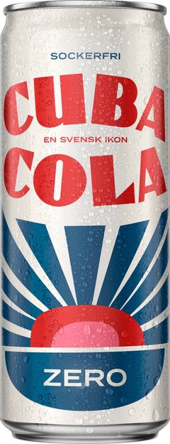 Cuba Cola Zero 33 cl sleek can