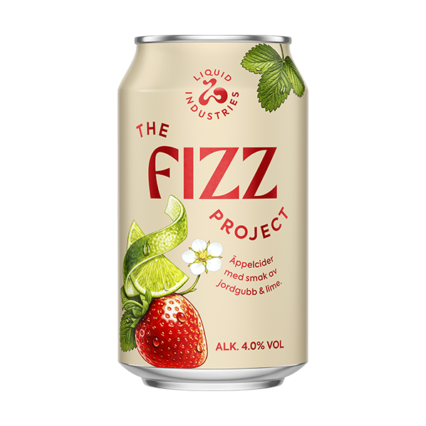Liquid Industries: The Fizz Project Jordgubb & Lime.