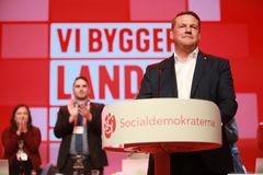 Socialdemokraternas partisekreterare Tobias Baudin