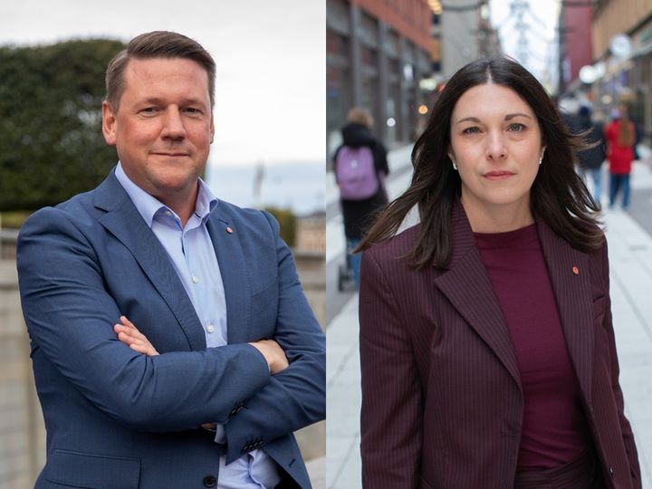 Tobias Baudin och Teresa Carvalho