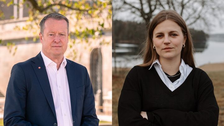 Anders Ygeman, Socialdemokraterna och Elfva Barrio, förbundsordförande S-studenter