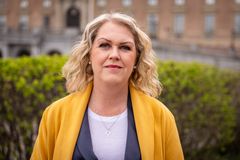 Lena Hallengren, gruppledare för Socialdemokraterna i riksdagen