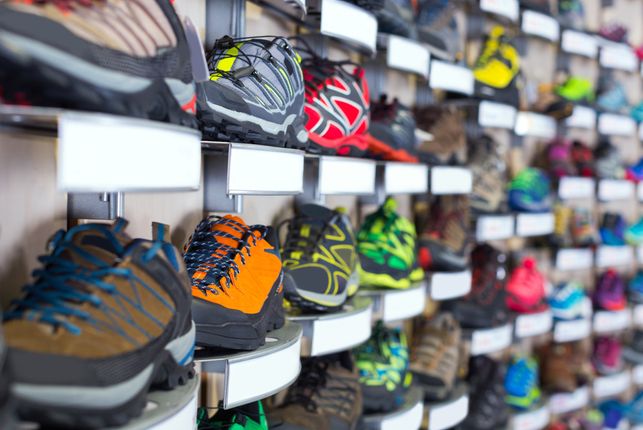 Försäljningen av skor ökade i januari.