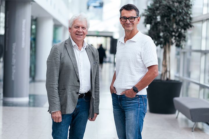 Bengt-Göran Rosén och Henrik Barth får Högskolan i Halmstads pris för samverkan och innovation 2025.