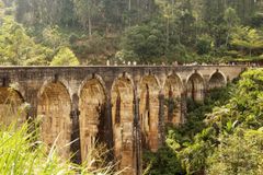 Nine Arches bridge på Sri Lanka