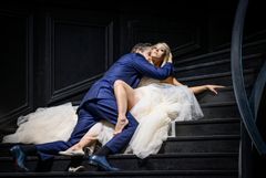 Melancholia, Kungliga Operan 2023. Jens Persson Hertzman och Lauren Snouffer. Foto: Kungliga Operan/Sören Vilks