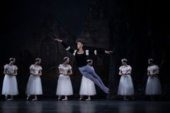 Guillaume Diop in Giselle at Opéra National de Paris. Photo: Julien Benhamou/OnP