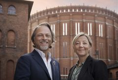 Fredrik Lindgren, vd Kungliga Operan och Satu Andersson, vd Cirkus Venues. Foto: Markus Gårder