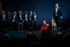 Der ferne Klang 2026. Agneta Eichenholz,  Ola Eliasson, 
Kungliga Operans kör. Foto: Kungliga Operan/Markus Gårder.