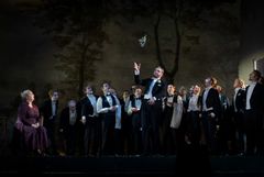 Der ferne Klang 2026. Miriam Treichl, Jens Persson Hertzman, Kungliga Operans kör. Foto: Kungliga Operan/Markus Gårder