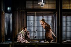 Madama Butterfly 2026. Katarina Leoson och Izabela Matula. Foto: Kungliga Operan/Sören Vilks