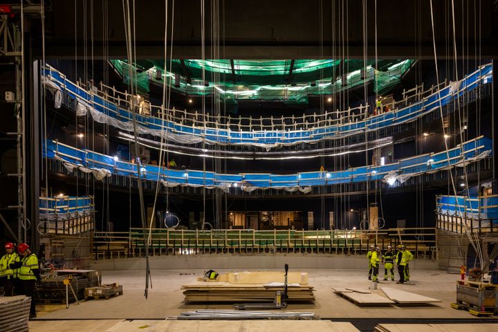 Salongen sedd från scenen. Foto: Markus Gårder