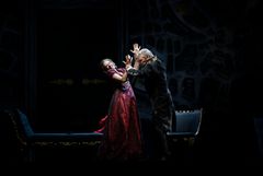 Tosca, Kungliga Operan 2026. Malin Byström, Karl-Magnus Fredriksson. Foto: Kungliga Operan/Markus Gårder