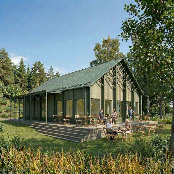Illustration framtagen med AI av Snidare Arkitekter